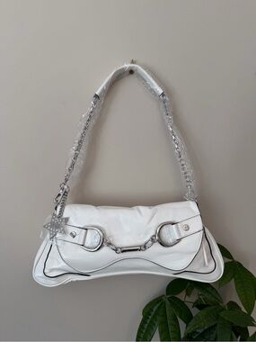 NWT Vintage Y2K Paris Hilton White Handbag